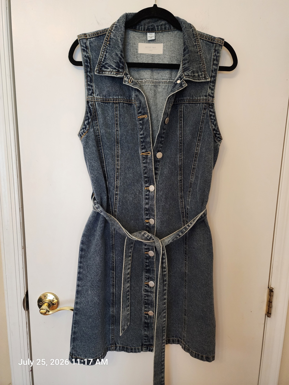 Noisy May light blue denim Dress